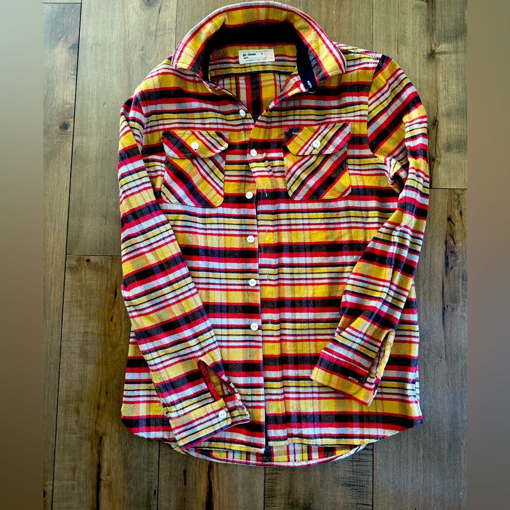 imogene + willie Multicolor Plaid Casual Button Down Shirt